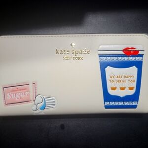 Kate Spade coffee break lg slim bilfold